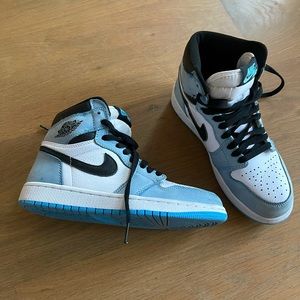 Nike Air Jordan University Blues size 4.5 youth boys excellent condition